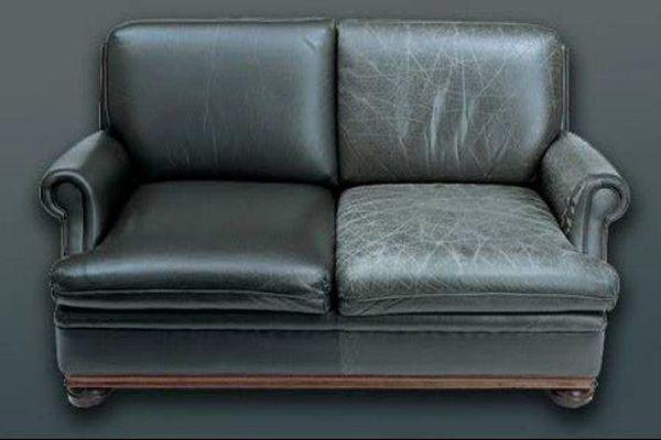 Dùng chất tẩy rửa mạnh sẽ gây bạc màu sofa bọc da