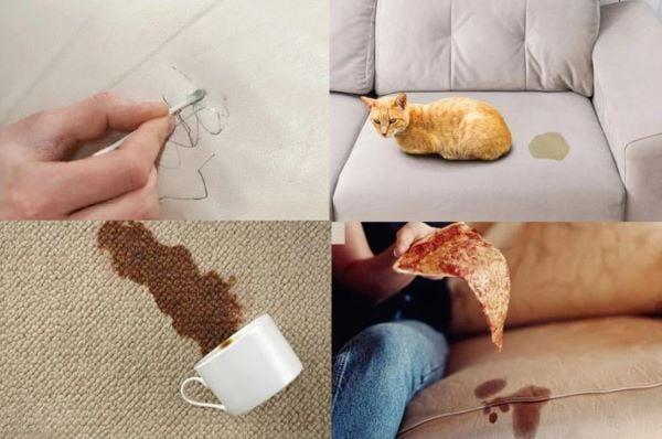 Mỗi loại vết bẩn sẽ có cách làm sạch ghế da phù hợp