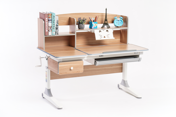 Mẫu bàn học sinh có giá sách iSmart X1200