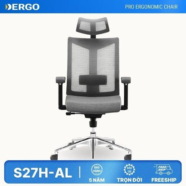 Ghế Ergonomic lưng trung Stark S27H-AL