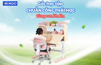 Ghế chống gù kết hợp bàn học thông minh - Bộ đôi bảo vệ sức khỏe bé yêu toàn diện