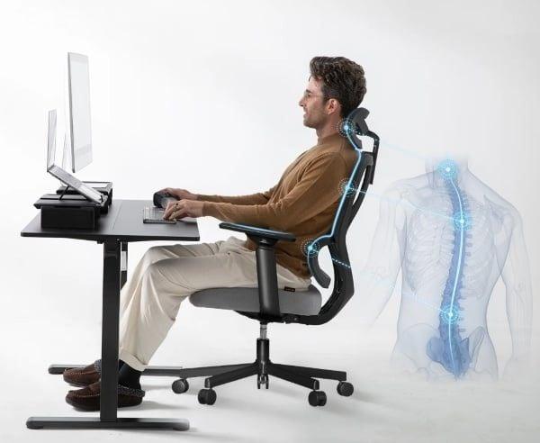 Ghế công thái học đang được nhiều dân công sở, văn phòng quan tâm bởi tác dụng giảm đau mỏi khi ngồi lâu