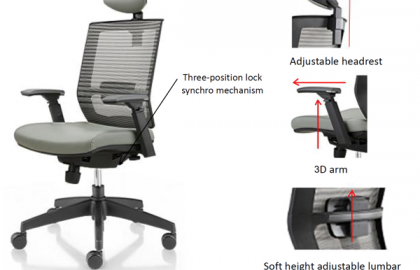 Các loại ghế lưới văn phòng hiện đại, tốt cho sức khỏe