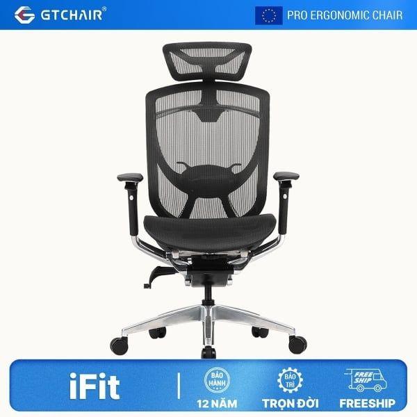 Ghế Ergonomic GTChair IFIT ngả sâu lên đến 160° linh hoạt