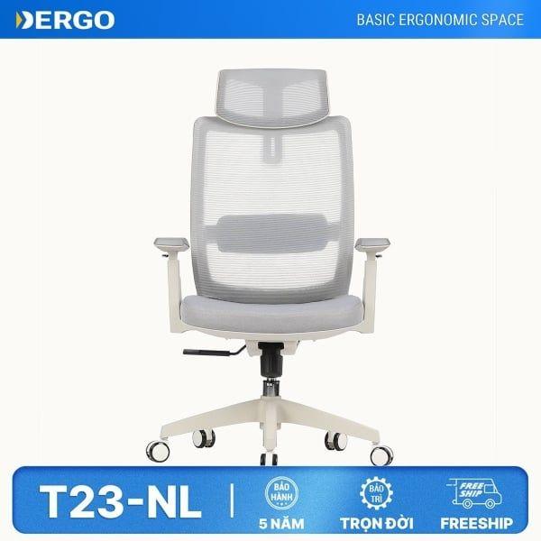 Ghế văn phòng Elegant T23-NL lưng cong ôm sát cố định