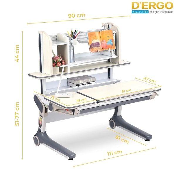 Mẫu bàn học chống gù chống cận Hanover D11 Pro sở hữu những tính năng hiện đại