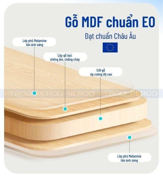 Chọn bàn học gỗ MDF đạt chuẩn ECO E0 DERGO