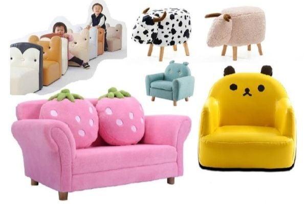 Sofa 2 chỗ ở không gian vui chơi cho trẻ