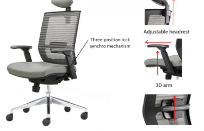 Ghế lưới Ergonomic – mẫu ghế văn phòng vì sức khỏe người dùng