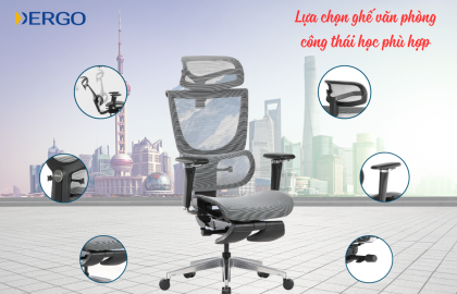 Những tiêu chí cần lưu ý để chọn được một chiếc ghế văn phòng tốt