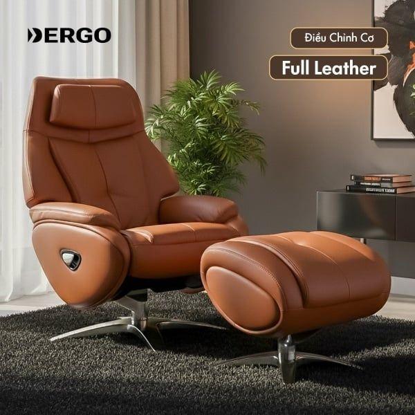 Mẫu ghế giám đốc cao cấp thư giãn da thật Maybach