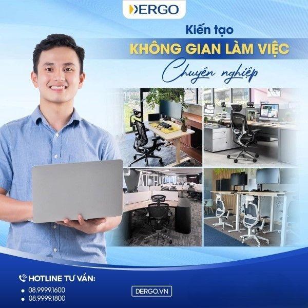 Ghế công thái học do DERGO phân phối đã được tin chọn trong không gian làm việc tại nhà lẫn doanh nghiệp