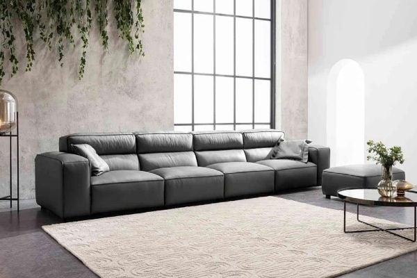 Lựa chọn kích thước sofa 4 chỗ phù hợp với công thức đơn giản