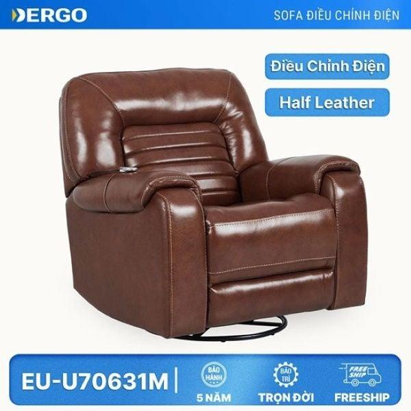 Sofa da điều chỉnh điện EU U70631M linh hoạt với trục xoay 360 độ - Xem chi tiết sản phẩm