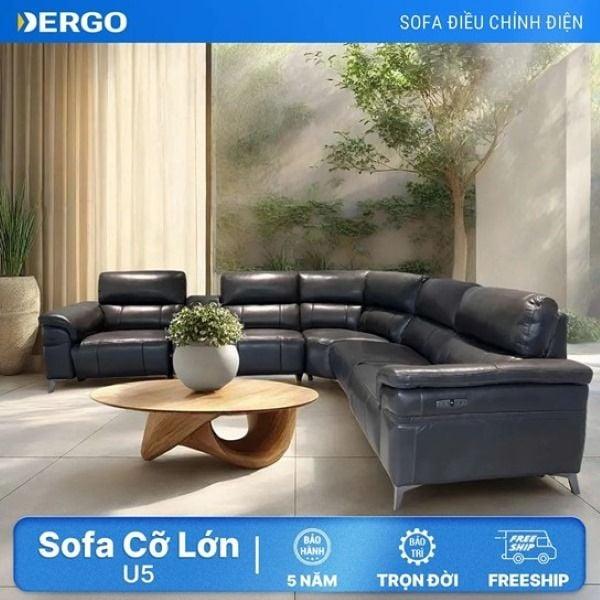 Sofa U5 cỡ lớn dành cho đại gia đình với tính năng chỉnh điện tiện nghi - Xem chi tiết sản phẩm