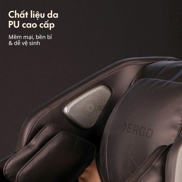 Chất liệu da PU mềm mại bền bỉ cho sofa massage hiện đại