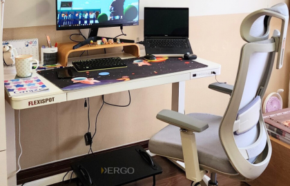 KH: Hữu Dũng (TP.HCM) - Combo bàn Flexispot ET118, ghế T23 và giá kê chân