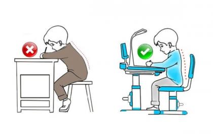 Tư thế ngồi học đúng cách cho bé nhất định mẹ phải biết