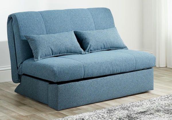 Giường thông minh kết hợp sofa chất liệu vải bố
