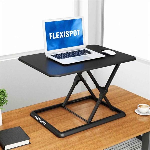 Bàn gấp kê máy tính đặt trên bàn làm việc, có nâng hạ độ cao thấp mặt bàn gỗ, model: ML2