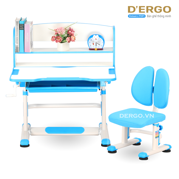 Bàn học thông minh điều chỉnh độ cao iSmart D8X-pro-BL